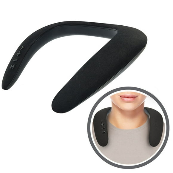 Neckband Portable Bluetooth Speakers, Wireless Wearable Personal Body Speaker Lightweight Outdoor Sound Box Private Music for Cycling, Hiking, Handsfree Phone Call