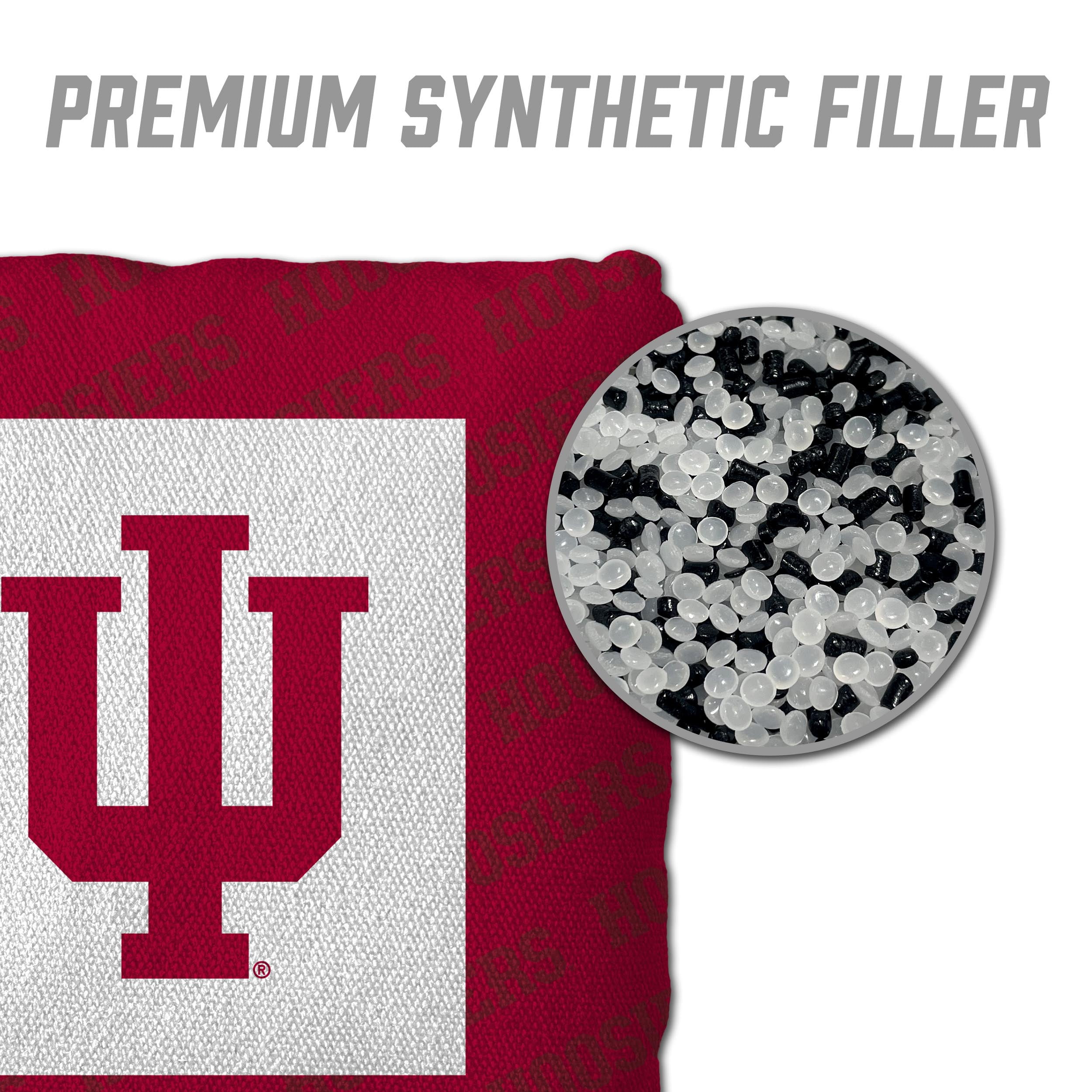 NCAA Indiana Hoosiers Cornhole Bags - 4PK - Red