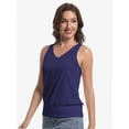 thumbnail image 6 of Women's Summer V Neck Tank Top Basic Sleeveless Casual Fit Shirts, 6 of 6