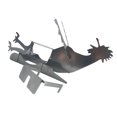 thumbnail image 1 of 1 Juego de latas de cerveza para bicicleta, barbacoa, asar a la parrilla, sartenes para hornear, asador de pollo antiadherente de acero Herramientas y accesorios para hornear Forma de pollo acostado, 1 of 1