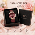 thumbnail image 6 of Women’s Fashion Leather Watch – Octagon Dial, Rose Gold Case, Quartz Movement, Elegant Minimalist Dress Watch for Women, Gift for Her, 6 of 8