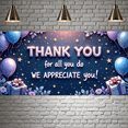 thumbnail image 5 of Decorative Design Thank You Banner Colorful Balloons Appreciation Decor Stars and Gifts for Gratitude Celebration Office Party Indoor Decoration, 5 of 7