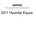 thumbnail image 2 of Transit Auto Front Rear Hub Bearings Assembly Disc Brake Rotors and Ceramic Pads Kit (10Pc) for Car 2011 Hyundai Equus - Left Right Side (Driver Passenger) KBB-130350, 2 of 11
