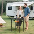 thumbnail image 3 of Mesa de camping plegable Anbte 61x41 cm, altura ajustable 70 cm, 3 of 9