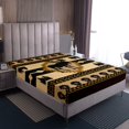 thumbnail image 4 of Erosebridal Damask Aztec Sheet Set Queen, Jungle Elk Deer Bedding Sets Queen Size, Triangle Geometric Decor 4pcs, 4 of 7