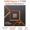 thumbnail image 2 of Procesador AMD RYZEN 7 7700 5.3 GHZ 8 Core AM5 100-100000592BOX gris, 2 of 6