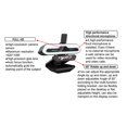 thumbnail image 4 of Cámara cubierta de privacidad tres Micrófono incorporado AutoFocus Cámara web USB giratoria para Gaming perfke Cámara de red, 4 of 9