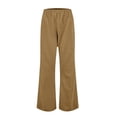 thumbnail image 6 of Misright Warm Corduroy high waist Pants for Women Elastic Waist Slim Fit Fall Winter, 6 of 10