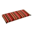 thumbnail image 5 of Blazing Needles  51-inch Striped All-Weather Bench Cushion, 5 of 5