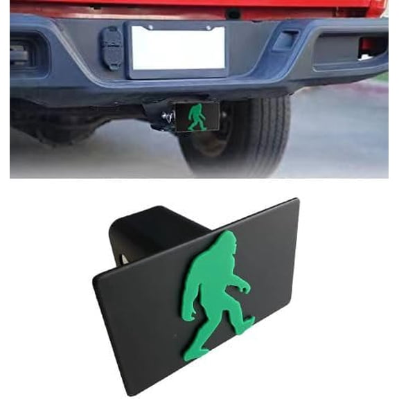 Custom 3D Metal Trailer Hitch Cover for 2'' Towing Rear Receiver Plug Cover Big Foot Sasquatch Gorilla Emblem Cool Cars SUV Pickup Trucks Heavy Duty, TCG-550