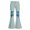 X2Light Blue, variant on Xijirk Solid Polyester Kids Bell Bottom Flare Pants Girls Knee Leopard Crisscross Lace-Up Casual Long Trousers Outdoor Daily Pants Purple,7-8 Years