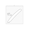 Genuine OE Infiniti Windshield Pillar Trim - 76911-6AU0B