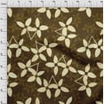 thumbnail image 4 of oneOone Velvet Brown Fabric Asian Block Floral Quilting Supplies Print Sewing Fabric By The Yard 58 Inch Wide, 4 of 4
