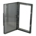 thumbnail image 6 of Bathroom Wall Switch Cover Reversible for Type 86 Double Socket Thin Waterproof Black, 6 of 9