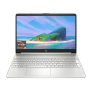 HP 15 Laptop, 15.6" HD Micro-Edge Display, AMD Ryzen 3 5300U, 32GB RAM, 2TB SSD, Wi-Fi 5, Long-Lasting Battery, Fast Charge, Webcam, Numeric Pad, Windows 11 Home, Silver