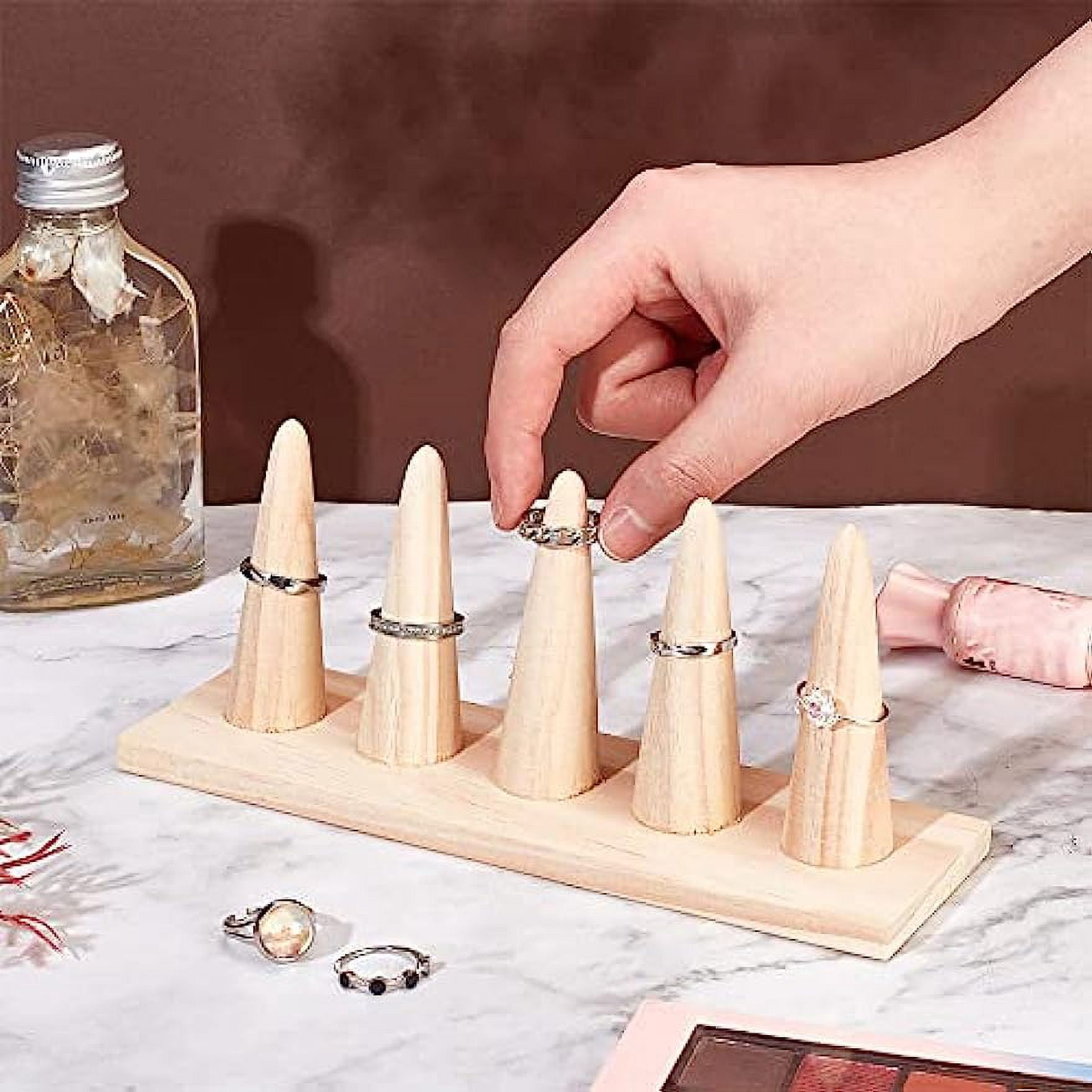 Ring Display Holder Ceramic Finger Ring Cone Ring Display Stand For ...