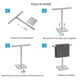 thumbnail image 4 of Hand Towel Holder Stand for Bathroom Vanity -Silver, 4 of 5