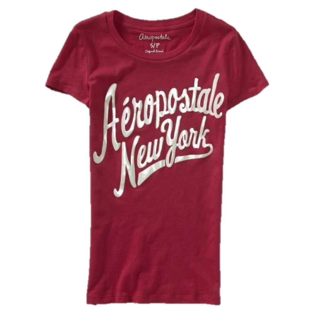 Aeropostale - Aeropostale Women's Holographic Printed Graphic T-shirt - Walmart.com - Walmart.com