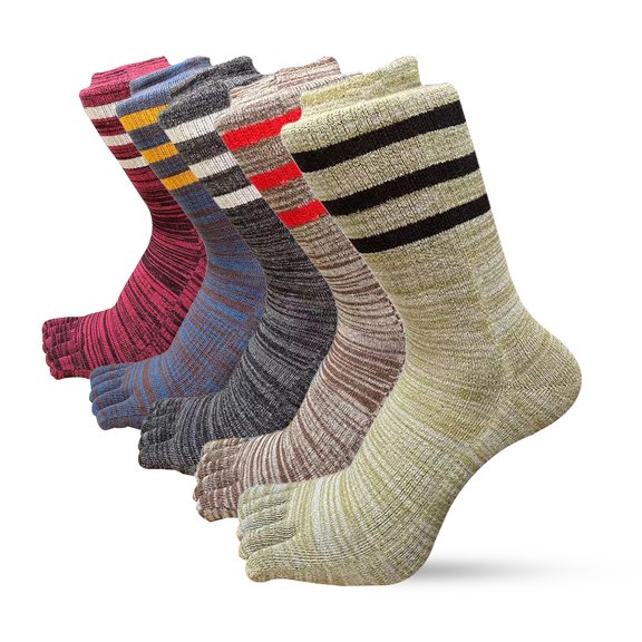 5 Pairs Toe Socks Funny Socks For Women Cotton Novelty Socks For Women Athletic Running