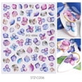 thumbnail image 1 of CEHVOM Nail Stickers Simulation Dried Flowers Butterfly Flowers 3D Nail Decals, 1 of 4