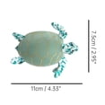 thumbnail image 2 of Pinza para el pelo con forma de tortuga marina, pinza para el pelo de acetato para niña, pinzas para el pelo grandes para mujer, verde claro, 2 of 7