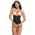 thumbnail image 2 of MISS MOLY Latex Waist Trainer Zipper Shapewear Firm Tummy Control Body Slimming Cincher Hook, 2 of 5