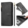 thumbnail image 4 of FOXDOCK Funda Tipo Cartera para Xiaomi Poco F7 Ultra 5G Cuero PU con Cremallera y Correa de Muñeca, Ranuras para Tarjetas, Soporte Plegable, Cierre Magnético, 4 of 5