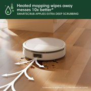 iRobot Roomba Max 705 Combo Robot Vacuum & Mop +AutoWash Dock,Extending Self-Cleans Roller Mop,2 Brushes,Self-Empties,Heat-Wash & Dry, LiDAR,Avoids Obstacles,Model X185020,White