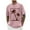 Pink, variant on ZCFZJW Mens Fashion T-Shirts Tropical Palm Tree Print Summer Short Sleeve Regular Fit Basic Crewneck Beach Vacation Tees Tops Loose Soft Cotton Pullover Khaki L