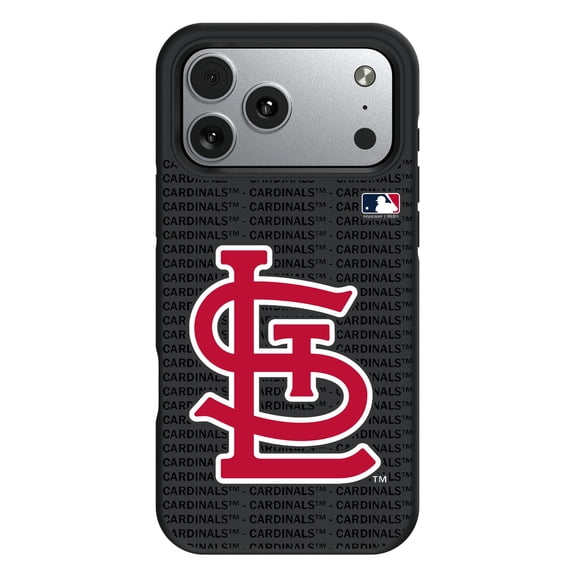 St. Louis Cardinals iPhone Text Backdrop Design Bump Case
