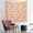 Christmas Stocking Colorful, variant on 50x50 Inch Square Wall Tapestry for Indoor & Outdoor, Living Room, Bedroom, Teen Room,Christmas Stocking Colorful Orange Pattern