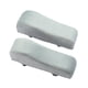 thumbnail image 1 of 2 cojines universales para reposabrazos de silla, suaves y lavables para mecedoras de oficina. Gris, 1 of 5