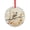 Pattern-1, variant on The Bird Perched on The Branch of A Ginkgo Tree Christmas Ornament Holiday Home Decor Vintage Animal Watercolor Print Crystal Glass Christmas Decor with Holiday Design