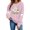 MEICHANG-ER1-Pink, variant on Meichang Womens Halloween Sweatshirt Ghost Graphic Crewneck Pullover Fall Casual Long Sleeve Holiday Sweatshirts