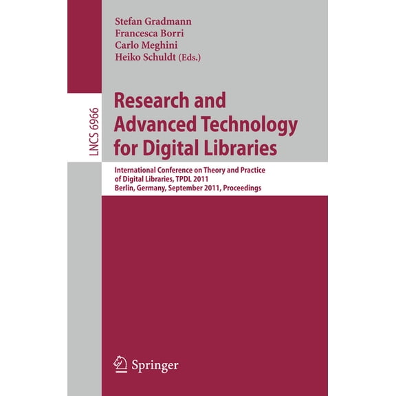Research and Advanced Technology for Digital Libraries: International Conference on Theory and Practice of Digital Libra, (Paperback)