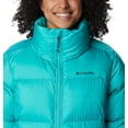 thumbnail image 4 of Columbia Women's Puffect Jacket, Bright Aqua, Medium, 4 of 9