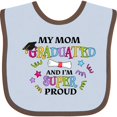 thumbnail image 3 of Inktastic My Mom Graduated and I'm Super Proud Boys or Girls Baby Bib, 3 of 4