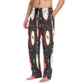 thumbnail image 5 of Clocks and Party Hats Mens Cotton Pajama Pants Long Staple Lightweight Sleep Bottoms with Pockets Breathable, 5 of 7