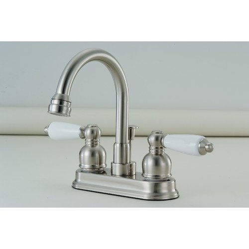 Hardware House Two Handle Gooseneck Laundry/Bar Faucet 122832 with