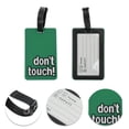 thumbnail image 3 of Etiquetas de equipaje únicas 1 Pc sin patrón para viajar en verde, 3 of 5