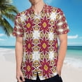 thumbnail image 5 of High Quality Hawaiian Shirts for Men Short Sleeve Aloha Beach Shirt Floral Summer Casual Button Down Shirts Blouses OXN9CY, 5 of 7