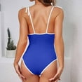 thumbnail image 6 of Swimsuit for Women 2024 Pimelu One-Piece Swimsuit for Women Womens One Piece Bathing Suit Ladies Adjustable Strap Slim Fit Athletic Swimsuit Summer Beach Solid Modest Swimwear, 6 of 7