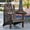 Dark Brown, variant on Shine Company Traditional Cedar Wood Patio Porch Adirondack Chair in Brown