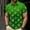D-Multicolor, variant on Jinhomg Mens Holiday Shirts 2025 Trendy St. Patrick's Day Themed Graphic Tops Casual Comfy Short Sleeve Lapel Collared Golf Shirt Holiday Sales Multicolor XL
