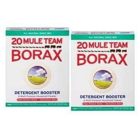 Borax Detergent Booster & Multi-Purpose Household Cleaner - Concentrate - 2 Pack, 65 oz