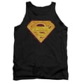 thumbnail image 1 of Superman Hot Steel Shield Adult Tank Top Black, 1 of 1