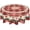 Brick Red, variant on Fall Tablecloth Round 60 Inch Autumn Harvest Pumpkin Table Cloth Farmhouse Sunflower Maple Leaves Thanksgiving Table Cover Decorative for Home Kitchen Dining Outdoor Party Picnic Home Decor