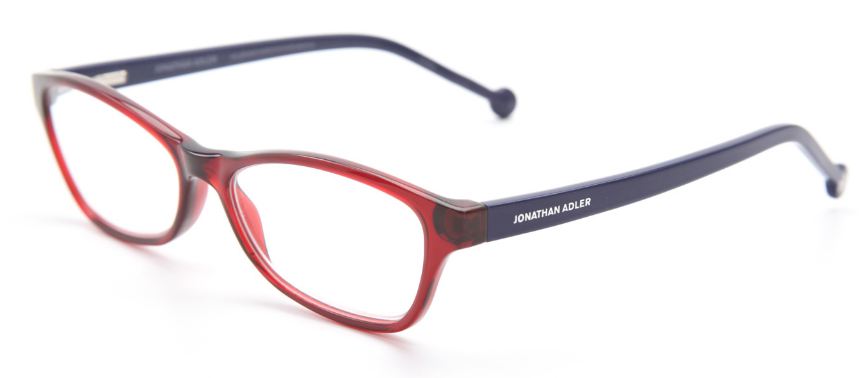 jonathan adler reading glasses ja800 +1.50 navy 54mm - Walmart.com