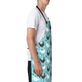 thumbnail image 3 of Bingfone Lovely Roosters Apron Gifts For Men, Women Professional Grade Chef Apron for Kitchen,BBQ & Grill, 3 of 8