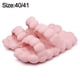 thumbnail image 2 of Diapositivas de burbujas de masaje para mujeres y hombres, sandalias divertidas con correas dobles de burbujas de lichi para adultos, para dormitorio, spa, gimnasio, playa (rosa), 2 of 5
